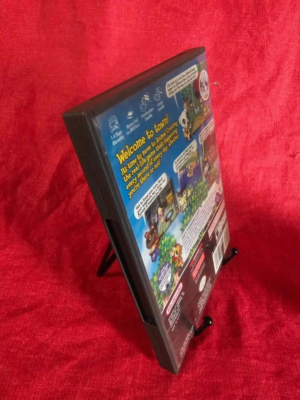 Animal Crossing GameCube OEM Case + Manual + Memory Card Case Only No Game Disc
